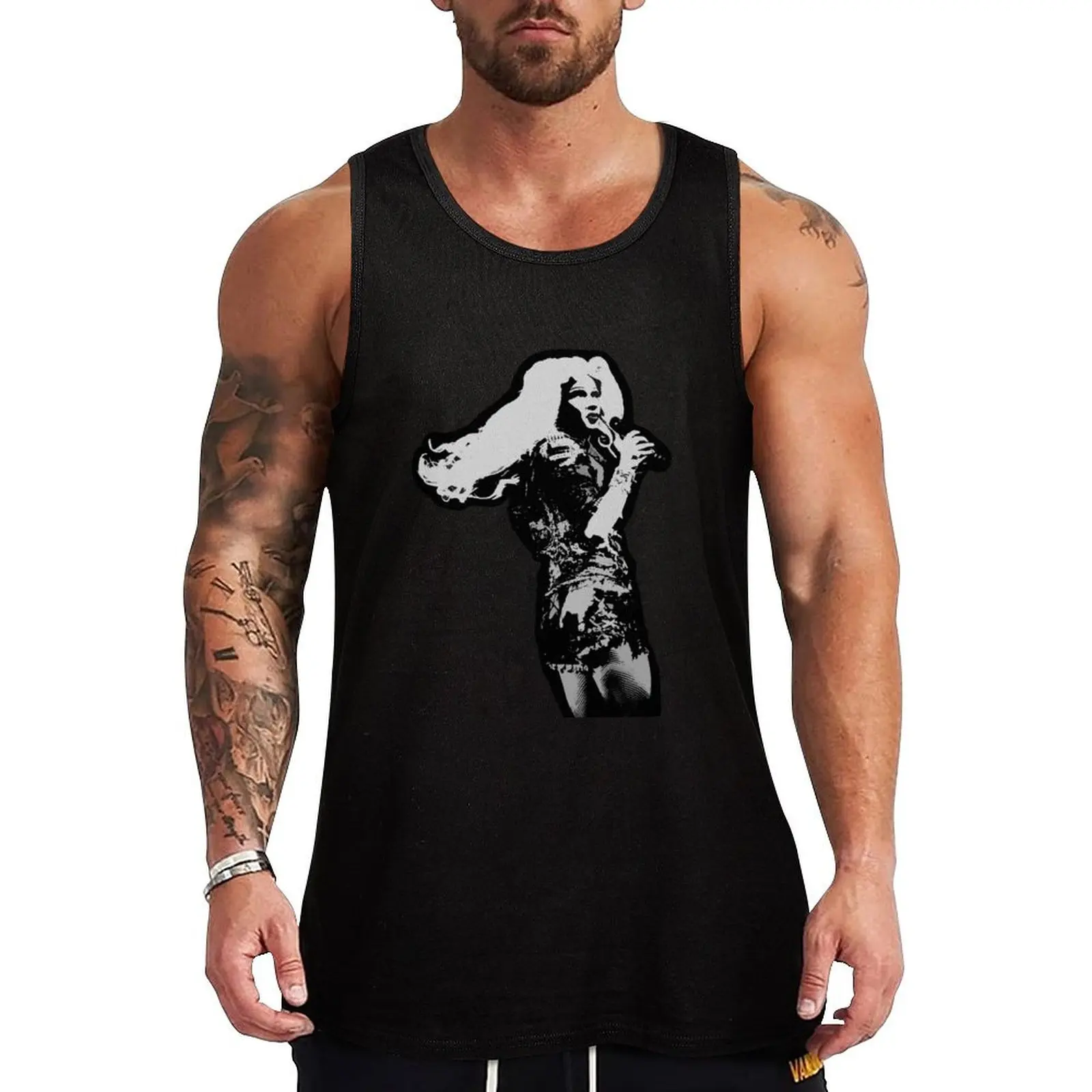 Camiseta sin mangas Hedwig on Bway, camiseta sin mangas informal para vacaciones en la playa, camiseta holgada sin mangas