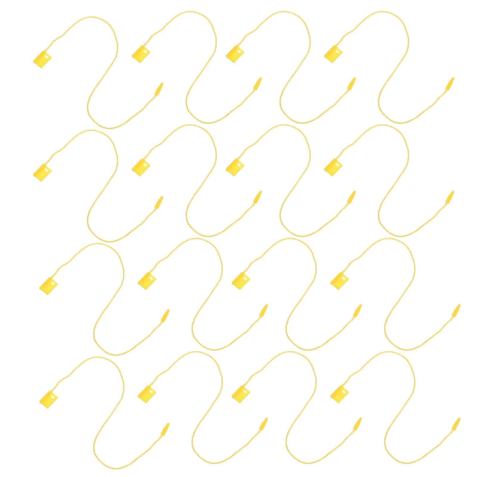 1000Pcs Tag String Snap Lock Plastic Loop Fasteners Clothing Label Price Tag Luggage Garment Store Display Clothes Label String