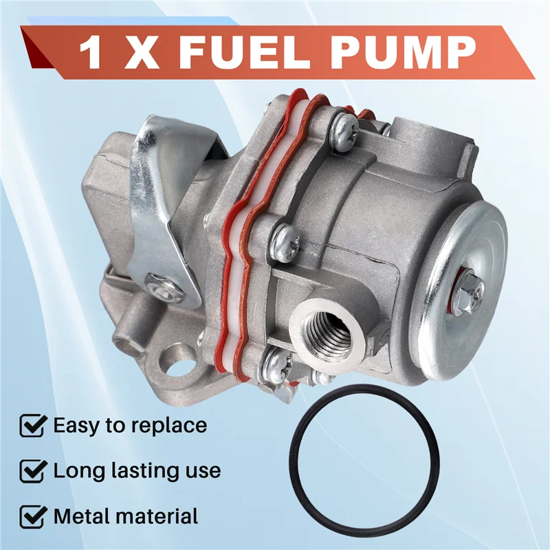 

Plain Fuel Pump 72093848 For Allis Chalmers 5040 5045 5050 Long 2260 2360 2460 Case JX55 JX60 JX70 924-105 973-779 995-150