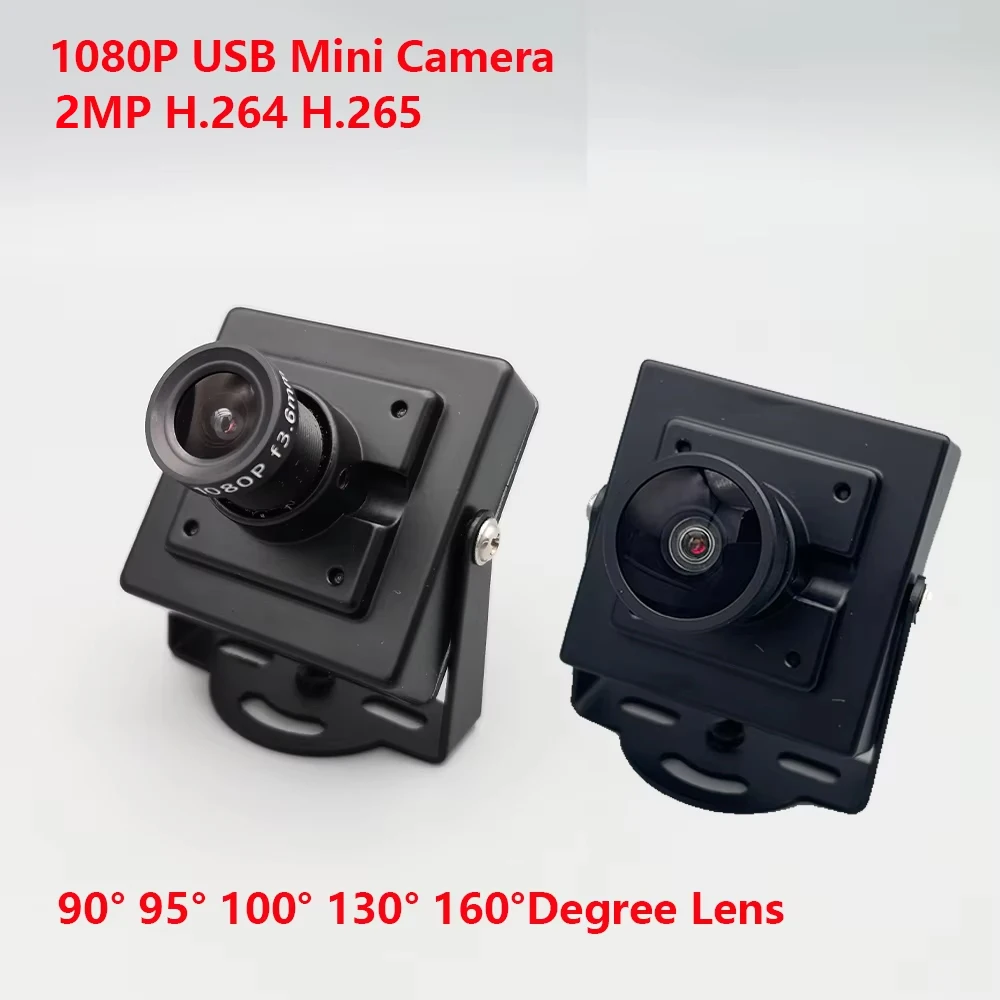 

Широкоугольная USB-камера 100/130/160 градусов, 1 МП, Full HD 1080P, веб-камера для ПК, без искажений, UVC Plug & Play