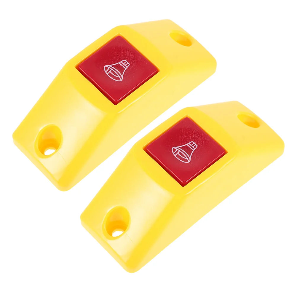 2 قطعة جهاز تذكير للحافلة، زر درابزين تنبيه الركاب، إشارة خروج بلاستيكية، نظام اتصال مزدوج الوظائف