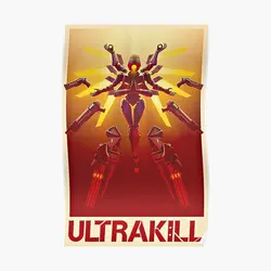 Ultrakill  Poster Wall Decor Art Decoration Print Home Vintage Picture Painting Modern Mural Funny Room No Frame