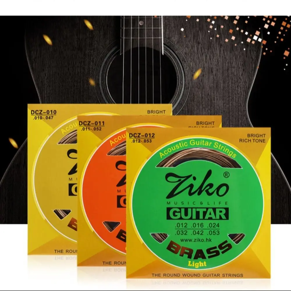 DCZ DAG DP DUS DR Acoustic Guitar Strings Hexagon Alloy 6 Strings Set Folk Guitar String Phosphor Bronze Wire Guitar String