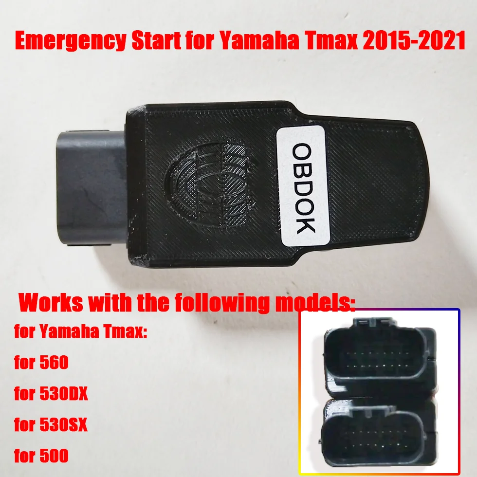 

Emergency Start for Yamaha Tmax 2015-2021 start the motorcycle without a key for 560 530DX 530SX 500 Immobiliser Emulator Tool