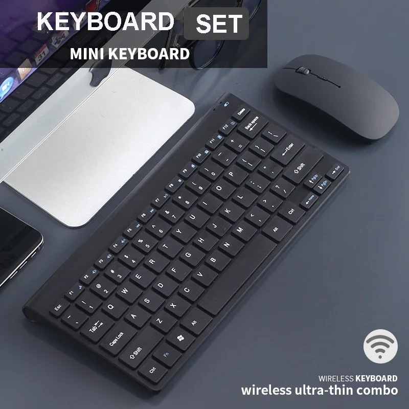 

Wireless Keyboard and Mouse Combo Bluetooth 78 Keys Keyboard and Portable Wireless Gamer Accessories