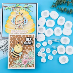 30-60pcs MIni Standard Action Wobbles Self-Adhesive Wobble Springs To Create An Interactive Card Wobblers Mover for Craft Making