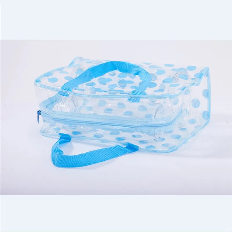 Sacos de natação impermeáveis para mulheres, Saco de banho transparente PVC, Sports Travel Bathing Storage, Organizador