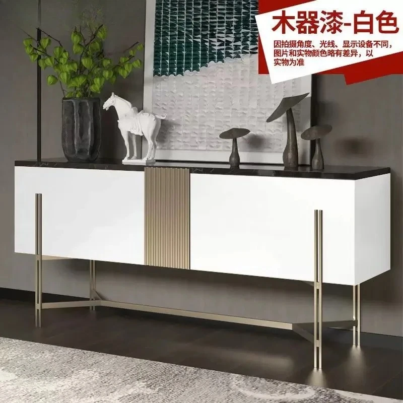 

Light luxury style lacquered sideboard, modern entrance cabinet, American home
