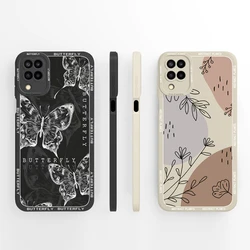 Case For Samsung A12 M12 F12 Back Cover Unique Design Camera Protection Anti Choc Soft Liquid Silicone Funda High Quality Capa