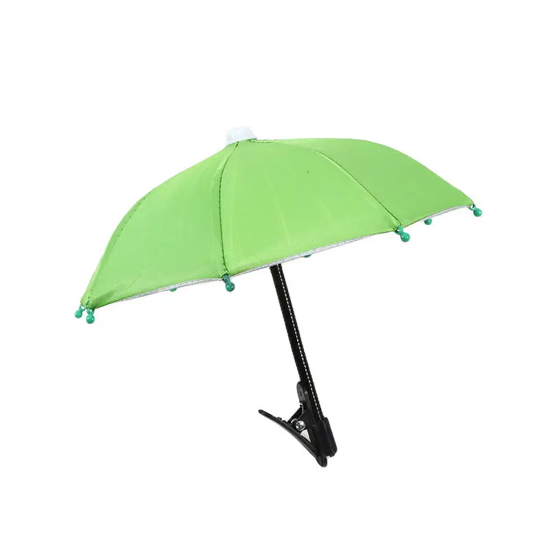 Adjustable Bending Car Phone Sunshade Anti Glare Clip Non Slip Auto Cell Phone Umbrella Bracket Vehicle Interior Holder