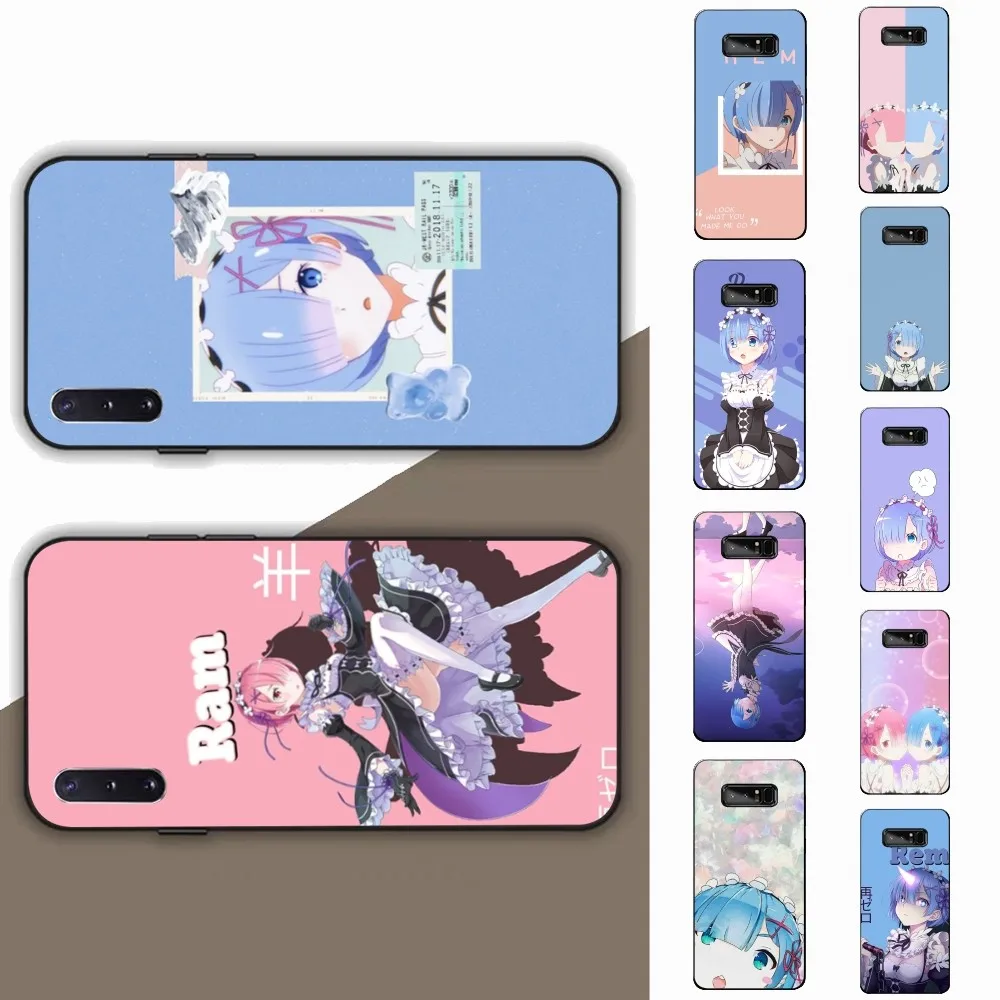 R-Re Z-Zero Phone Case For Samsung Note 8 9 10 20 pro plus lite M 10 11 20 30 21 31 51 A 21 22 42 02 03