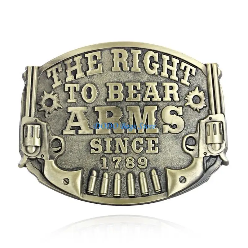 مشبك حزام معدني متعدد الأنواع بنمط تخفيف على شكل روك للبالغين #5