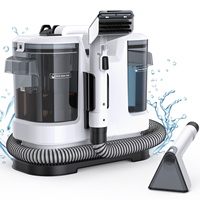 Powerful Carpet Cleaner Lubluelu V6  w/ 1.75L Dual Tanks, 5M Cord 1.7M Hose - Deep Clean Sofa Mattress Car Seat Pet Stains