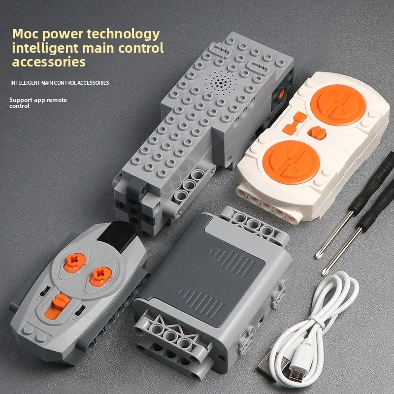 Creative STEM Building Bricks Compatible with MOC Power Technology App Programming Smart Toy Motorized PF Parts