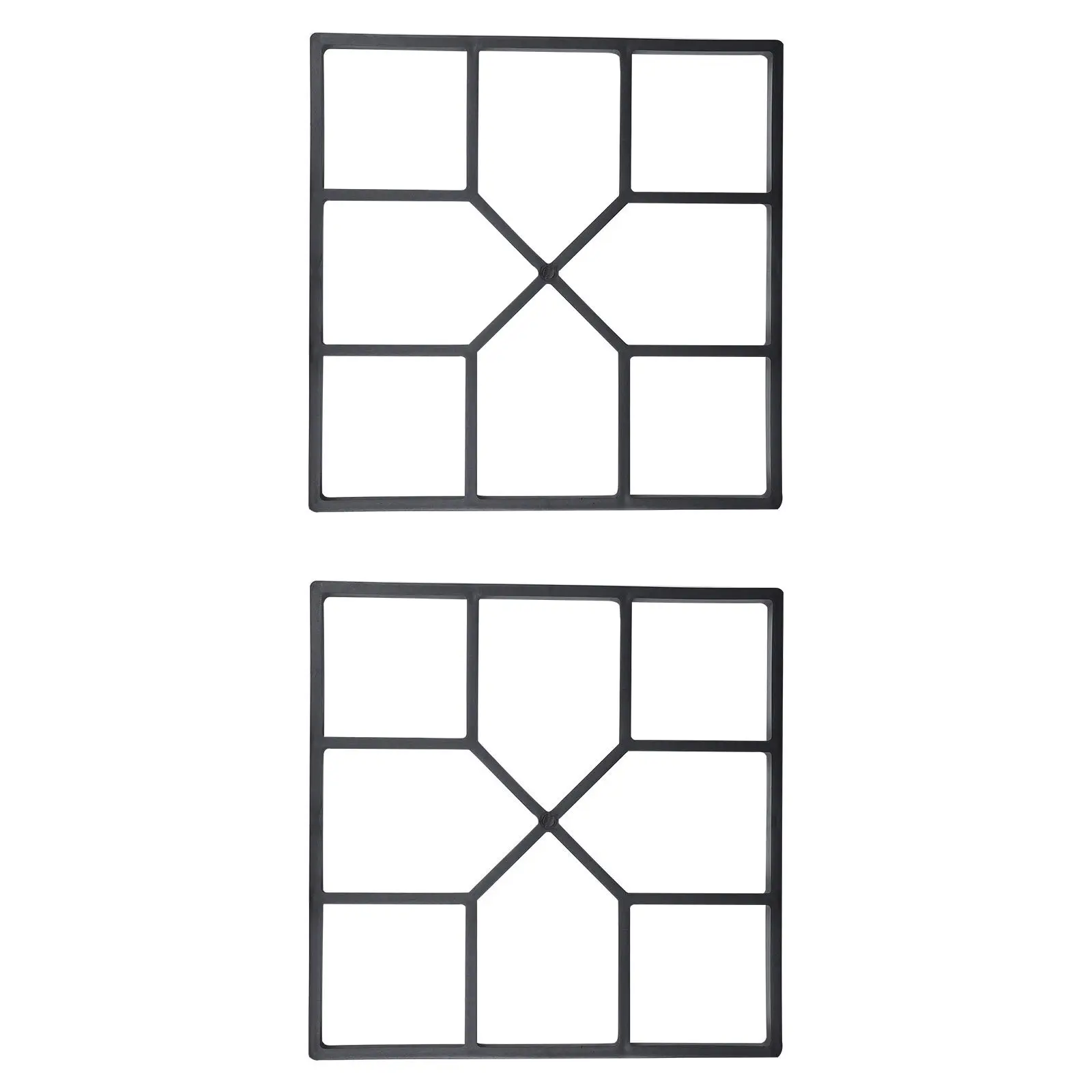 

2Pcs Durable Plastic Pavement Mold Path Maker DIY Reusable Cement Floor Tile Mould Garden Sidewalk Paving Mold