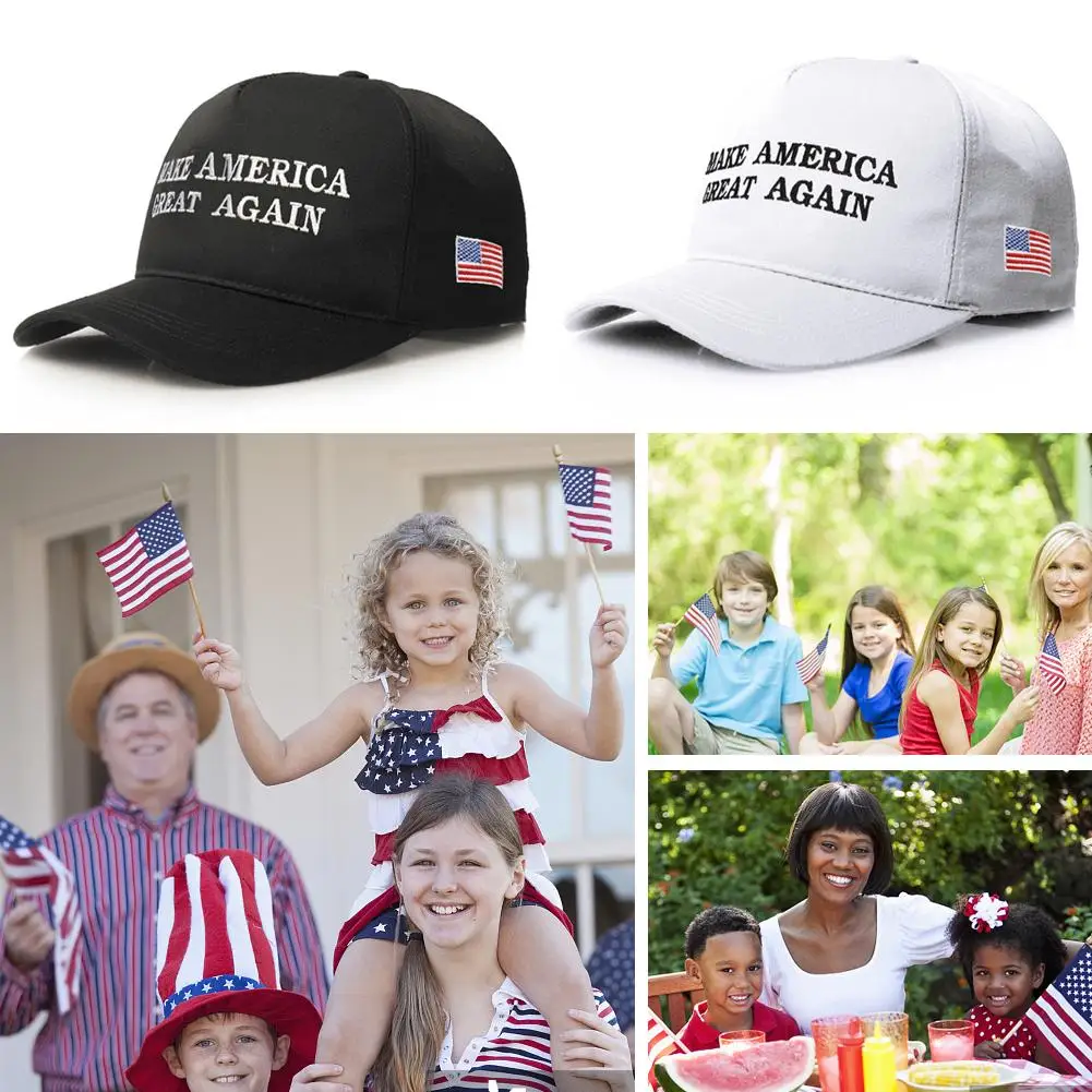 

Make America Great Again Donald GOP Republican Cap Patriots Baseball President Adjust Hat B5L4