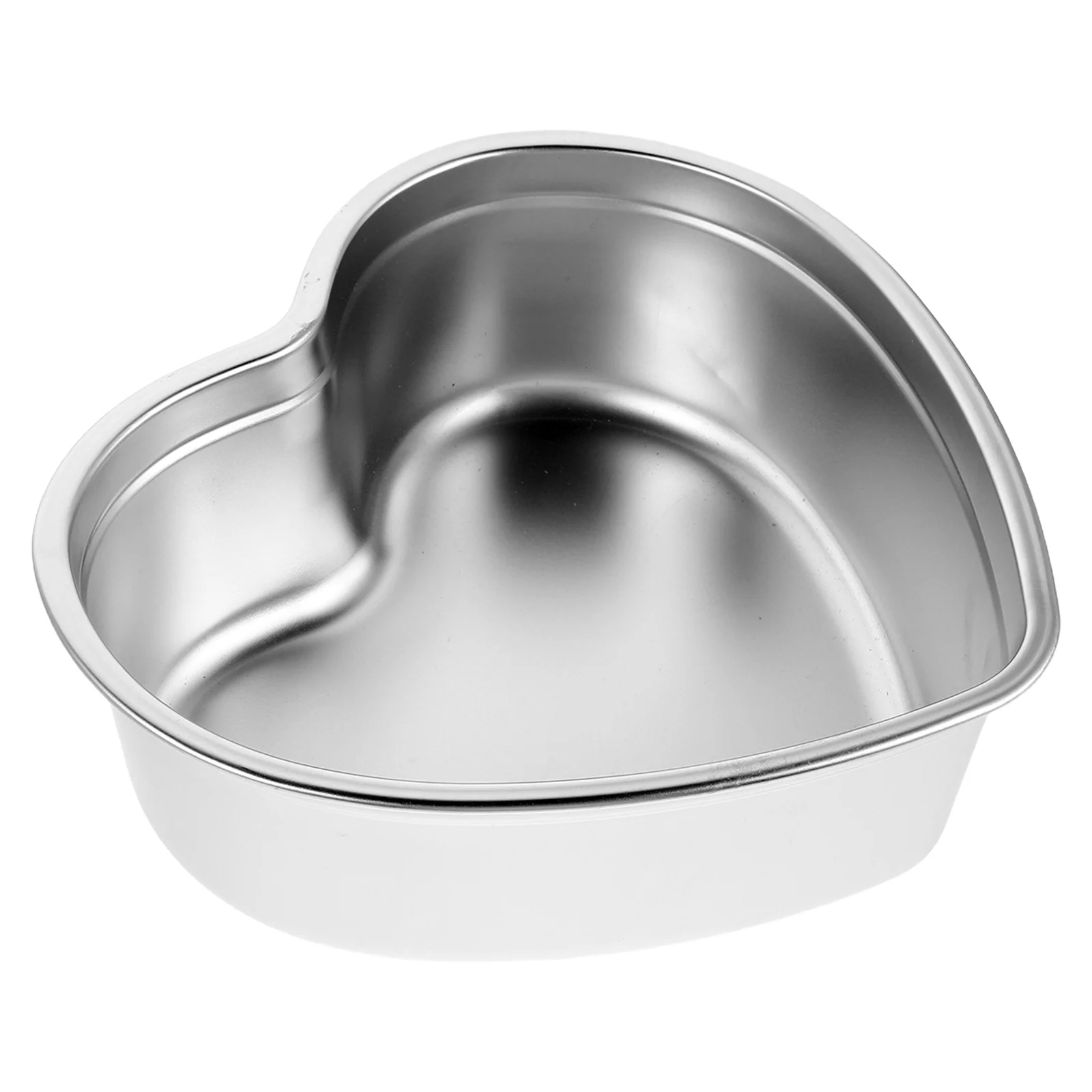 

Heart Shaped Serving Tray Stainless Steel Snacks Dish Dipping Sauce Fruit Candy Jewelry Display Party Camping Seasoning Plate