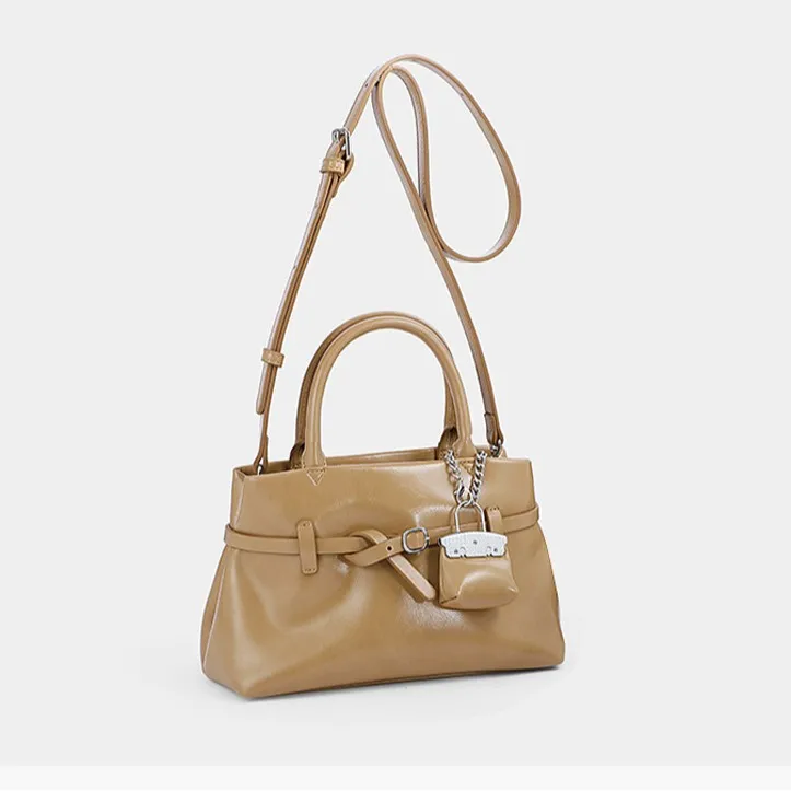

Handbag Women's Premium Women's Bag 2025 Spring Versatile Niche Shoulder Soft Leather Commuter Tote Crossbody Bag