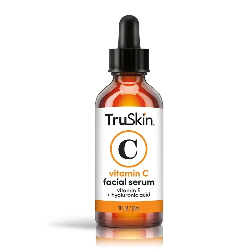 1Fl oz TruSkin Vitamin C Serum Sodium Hyaluronate Anti-oxidant Whitening Hydrating Firming Serum with Vitamin E Skin Care Serum