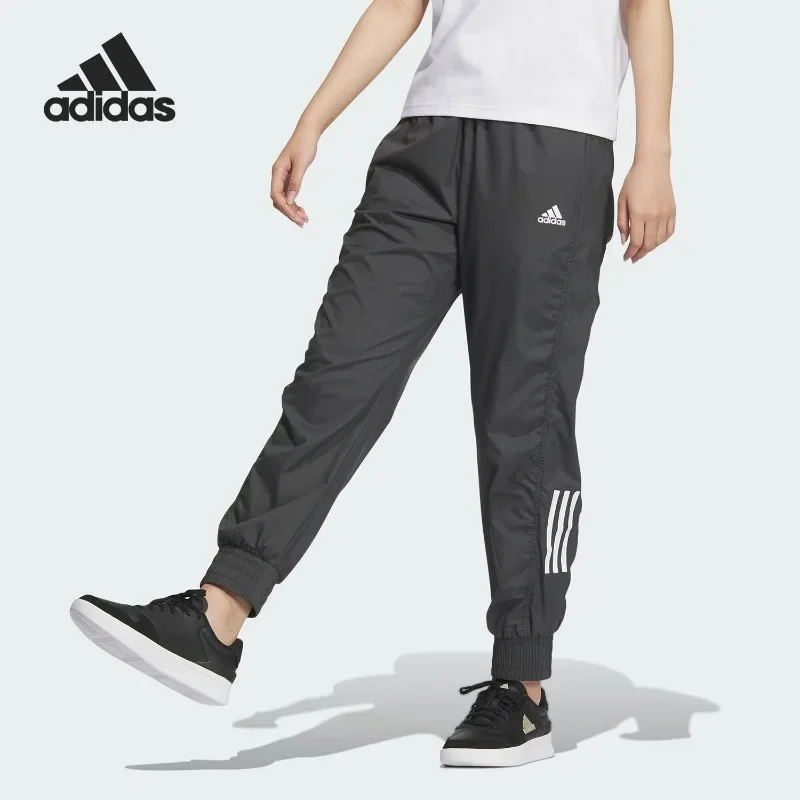 Adidas Stretch Spandex Adjustable Waist Skinny Fit Slant Pockets Hiking Long TrousersJJ1296