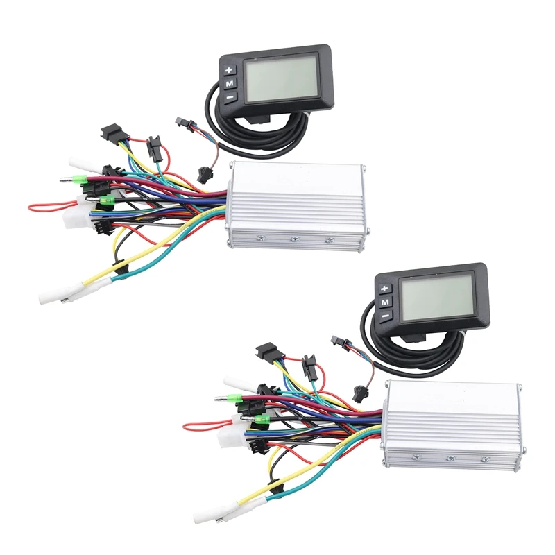 

500W Electric Scooter Controller Brushless Motor 36V-48V+LCD Display Meter SM5+2 For Electric Scooter Accessories