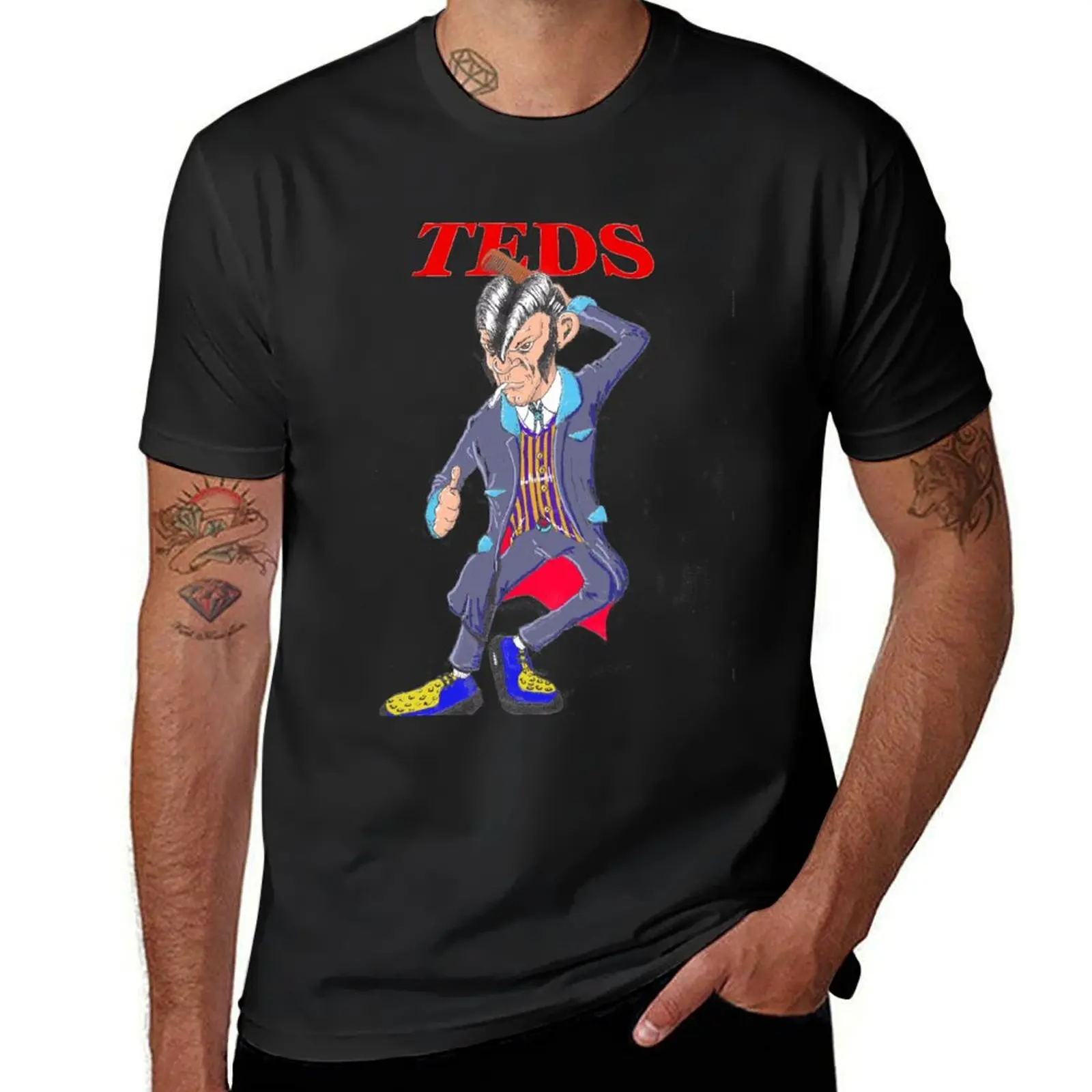 TEDS T-Shirt new edition anime clothes blacks customs design your own t shirt men