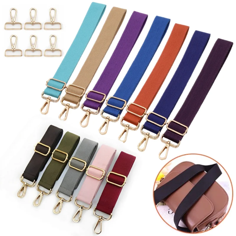 Long Shoulder Bag Strap Cotton Fashion Wide Replacement Strap For Bags Nylon Woman Messenger Accessories Bag Straps