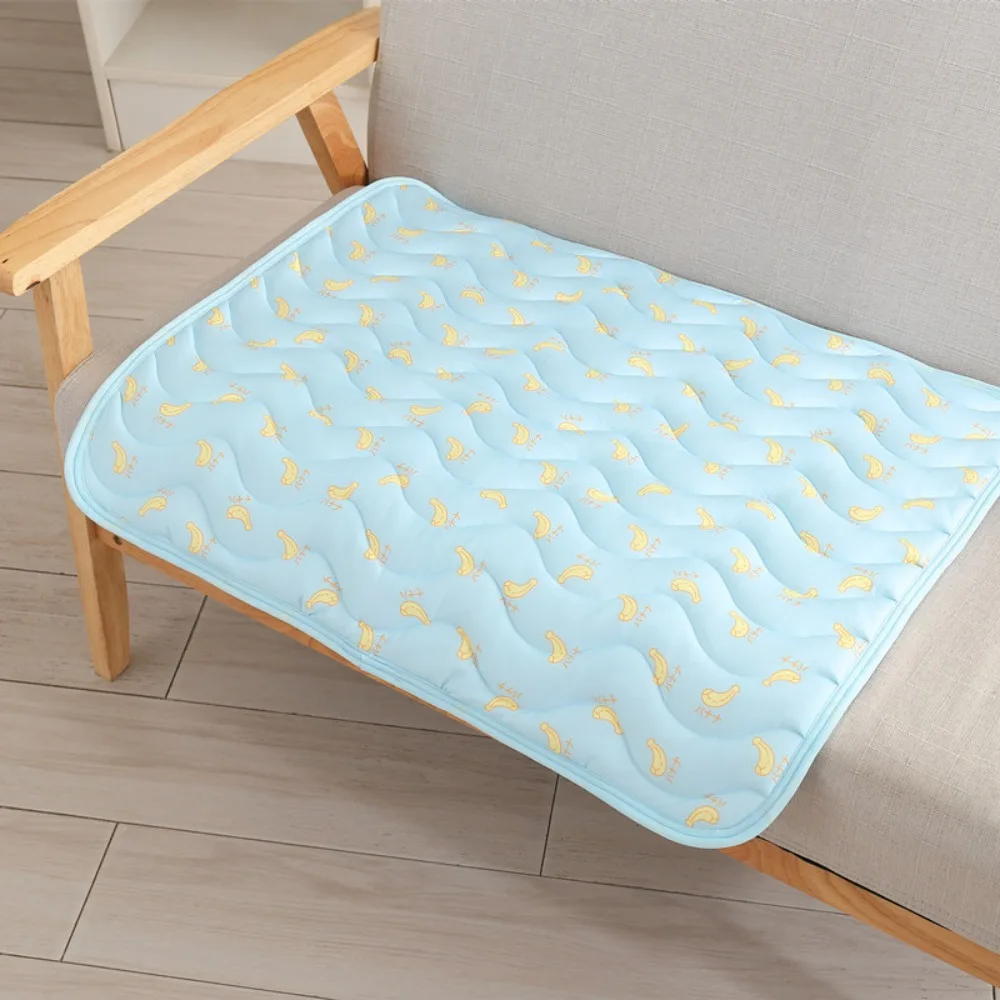 

Cat Seat Cushion Cool Summer Pet Mat Breathable Ice Silk Dog Sofa Mat Soft Cute Dog Ice Mat Summer