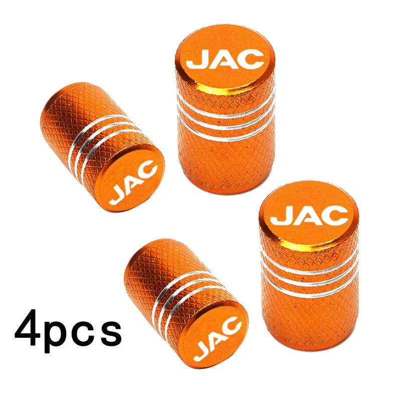 For JAC Refine J3 J2 S5 A5 J5 J6 J4 Vapour S2 T8 Accessories Car Wheel Tire Valve Caps Tyre Stem Covers Airdust Waterproof