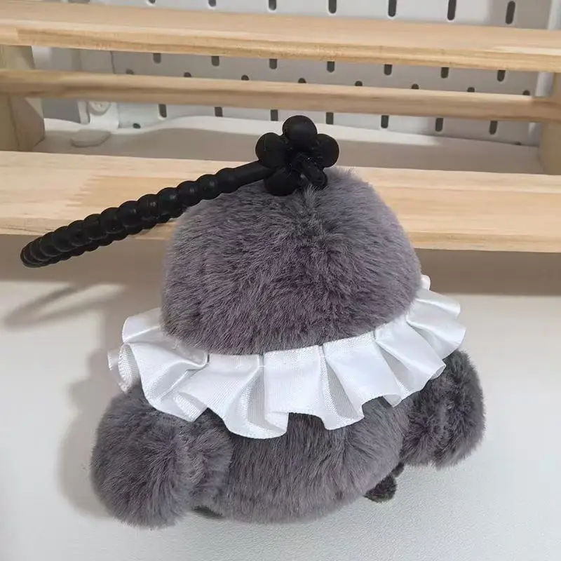 10cm New Simulated Crow Snowman Backpack Pendant Doll Stuffed Plush Toy Cartoon Anime Cute Gift for Friends Fun Doll