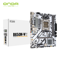 ONDA B650 AM5 Motherboard-Ryzen 7000/8000/9000 Ready, Dual DDR5,M.2 NVMe PCIe 4.0 x2,Dedicated WiFi6 M.2 Slot,PCIe 4.0 x16 Slot