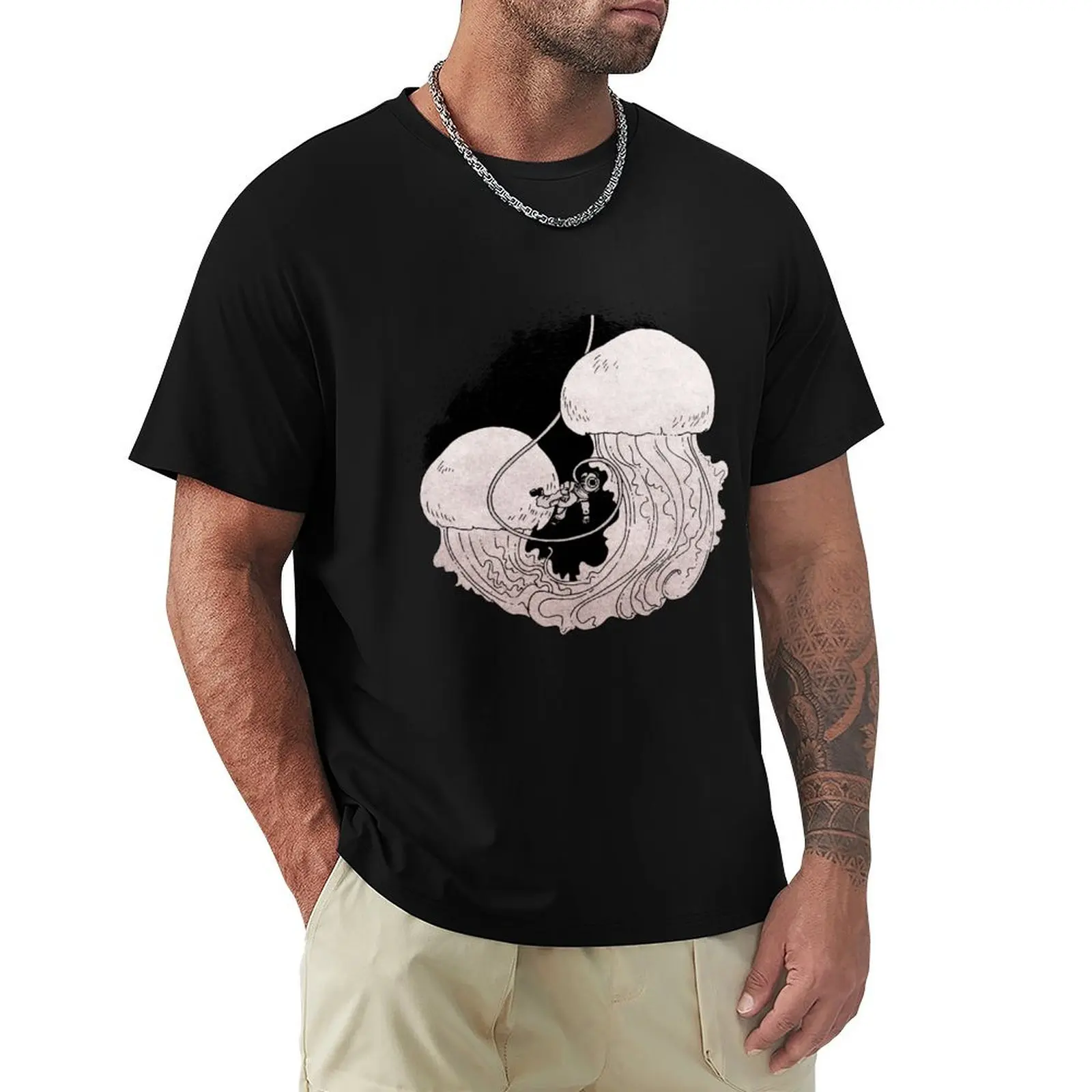 Dark Sea Panic - Meduse T-Shirt Basic Lightweight Short Sleeve Tee