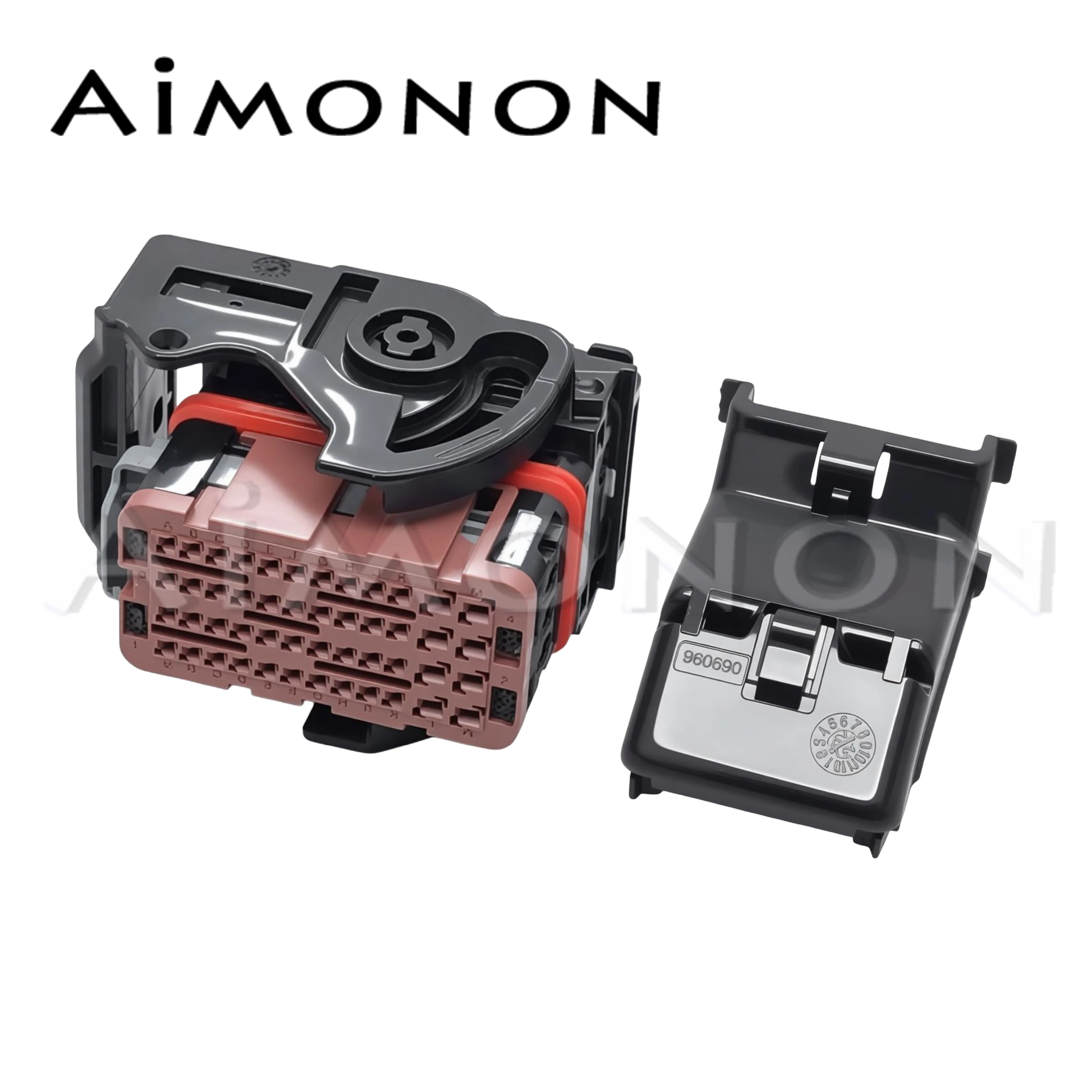 48 pin series waterproof ecu automotive connector female plastic shell left outlet plug for molex cmc 64320-1319