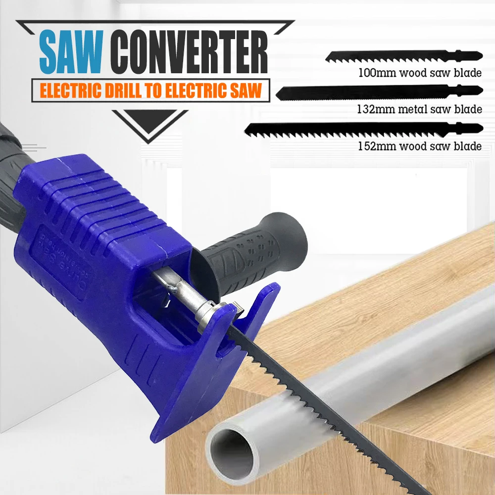 الحفر الكهربائية المعدلة إلى مناشير كهربائية الترددية محول المنشار ملحق مناشير كهربائية الحفر إلى مناشير الرقصة أداة قطع الخشب