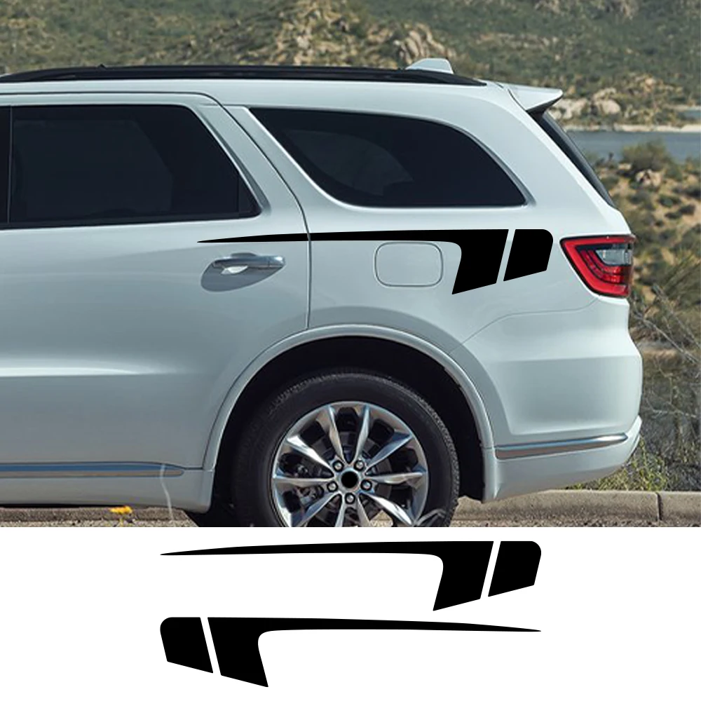 Car Sticker For Dodge Durango Door Side Wrapping Vinyl Decals Kit Waterproof Auto Wrap Vinyl Film PVC Decals Car Accessories