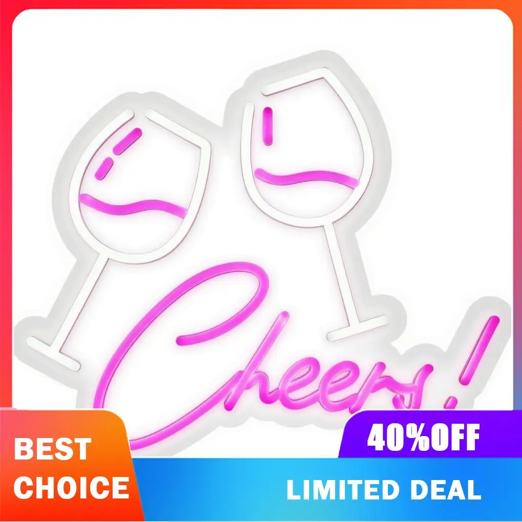 Cheers Neon Sign Enhances Bar Cart Essentials With Cheerful Vibes And Stunning Decorative Appeal