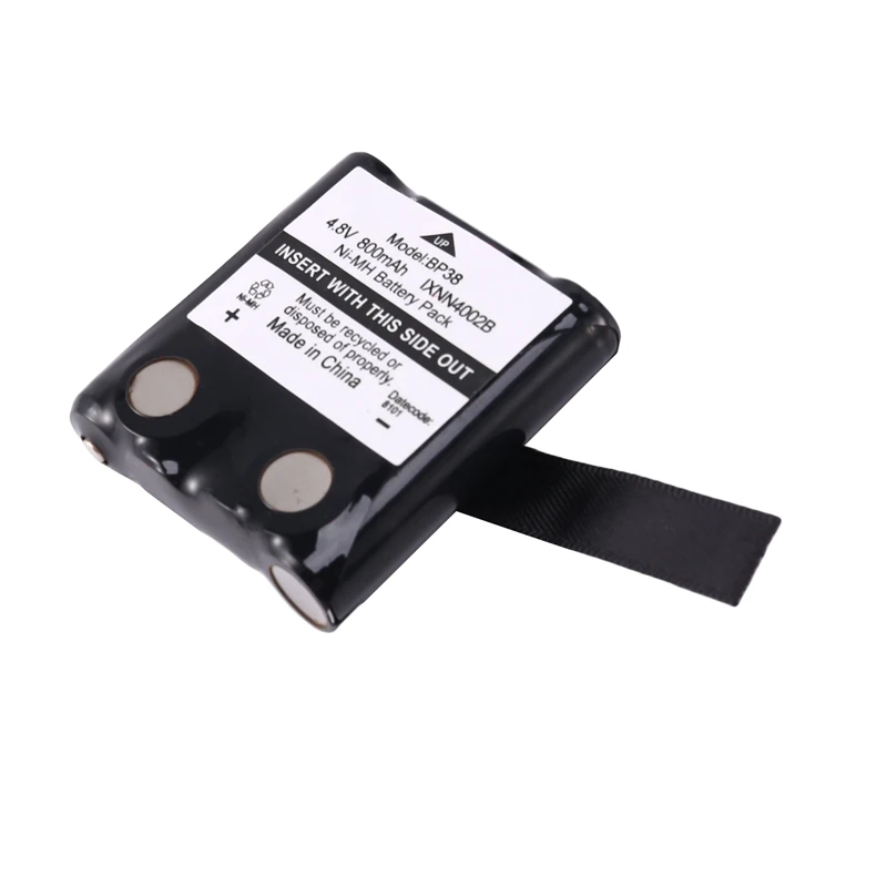 Batería Ni-Mh ixn4002b de 800Mah para Motorola Tlkr T80 T80Ex Xtr446 Xtb446 Xt180 Xtk446 Tlkr T61 T81 T5 T6 T7 T8 Radio, 2 unidades