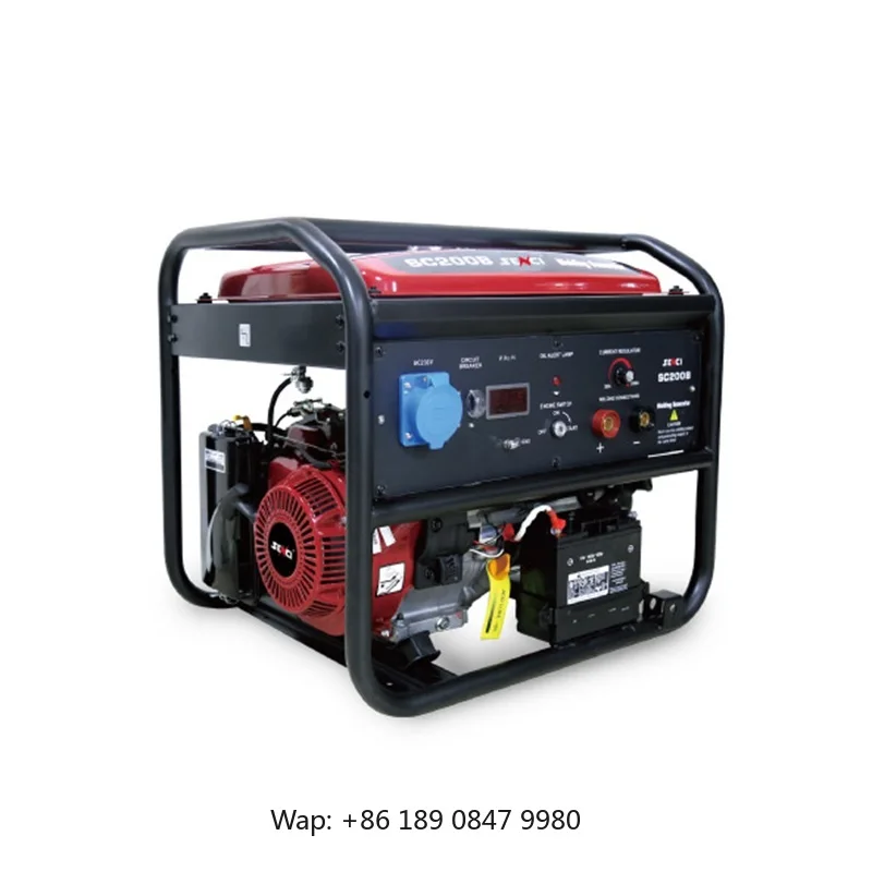 【Hot】 Welding Generator Gas-oline Engine 200map 5kw 5kva 230v Portable Welding Machine Generator