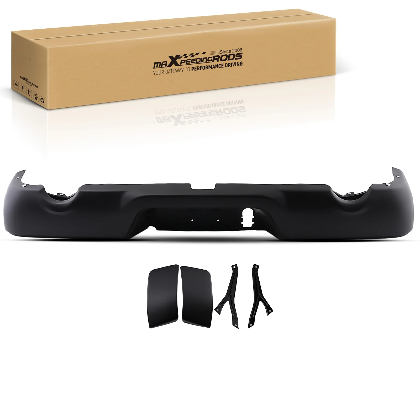 

Rear Bumper Assembly for RAM 1500 Quad Cab 2009-2018 CH1103123 Black