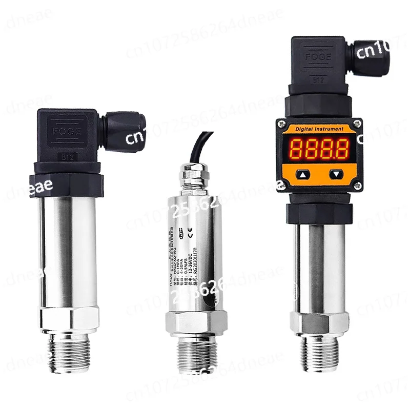 Diffused silicon pressure transmitter with digital display 4-20mA pressure sensor, high precision