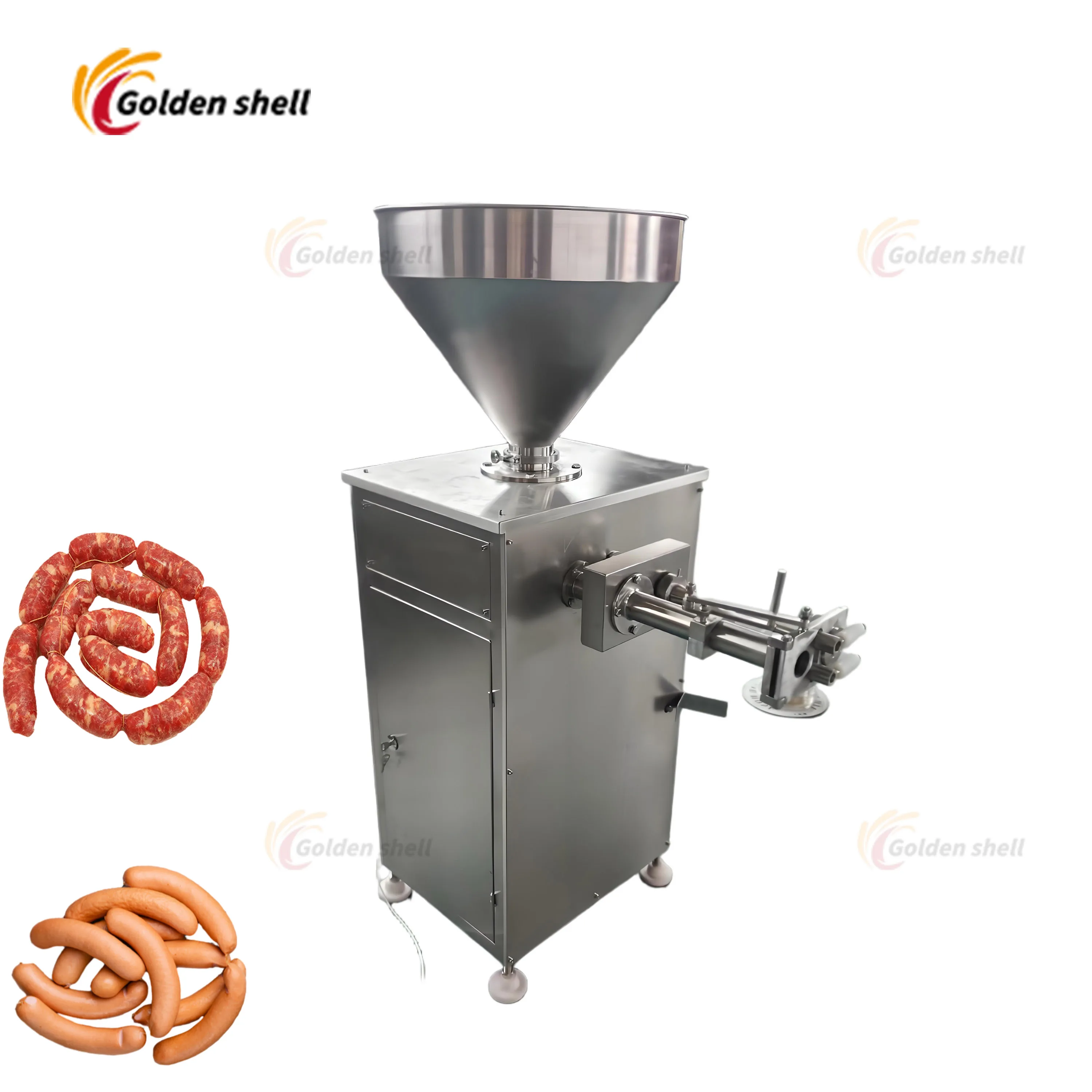 Industrial-Grade Pneumatic Automatic Sausage Filling Twisting Machine Sausage Stuffer Electric 110V/220V/380V 3600 Times/H