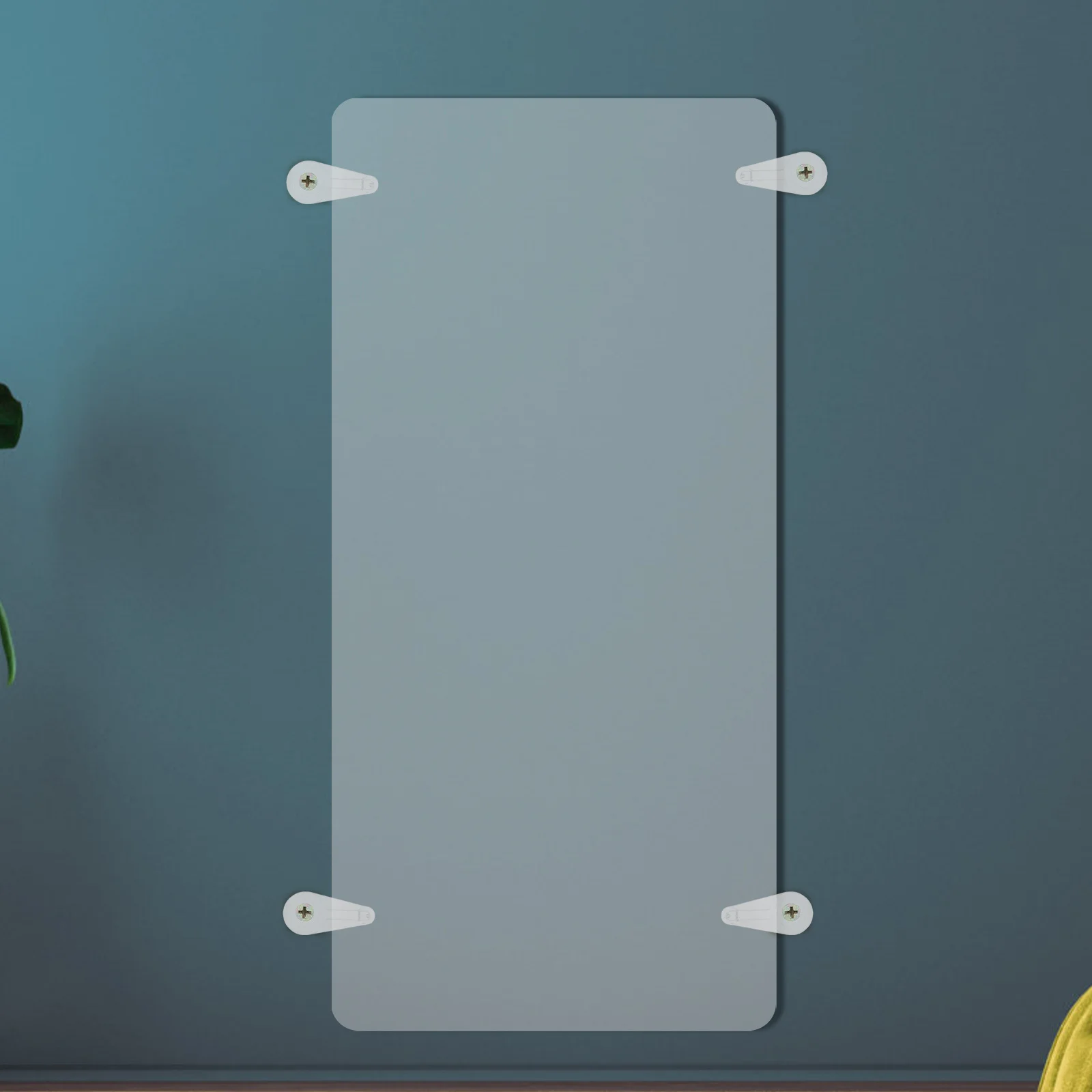 

30pcs Glass Wardrobe Fixing Clips Sturdy Retainer Brackets For Cabinet Mirror Door Secure Hold Easy Install Hardware Support