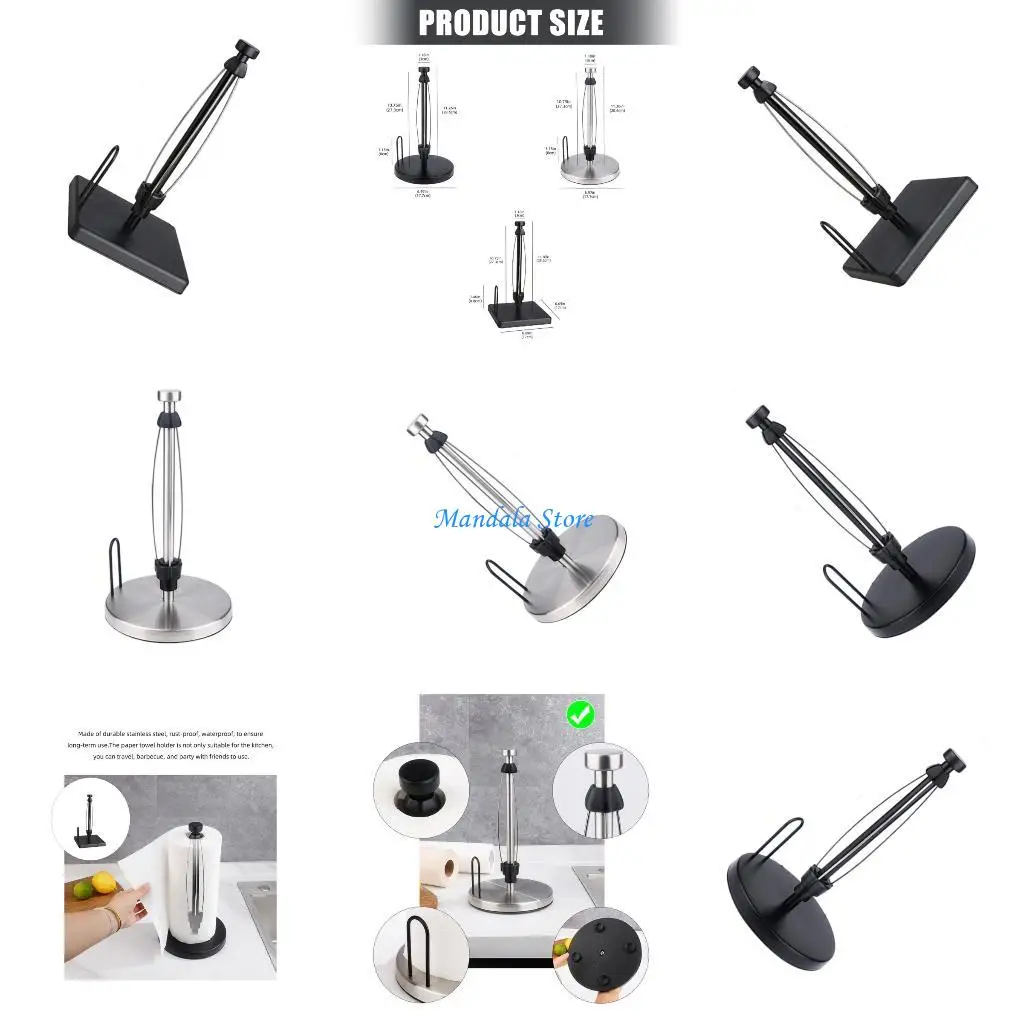 

U2JC Absorption Cup Paper Towel Rack Ensuring Stability on Desks During Use