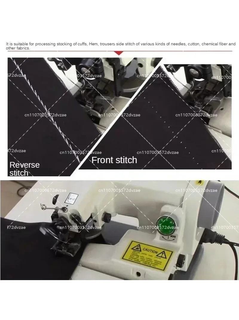 Máquina de Coser de Escritorio KX500 220V 120W, Cosido Invisible, Accionamiento Directo, para Pantalones y Uso General
