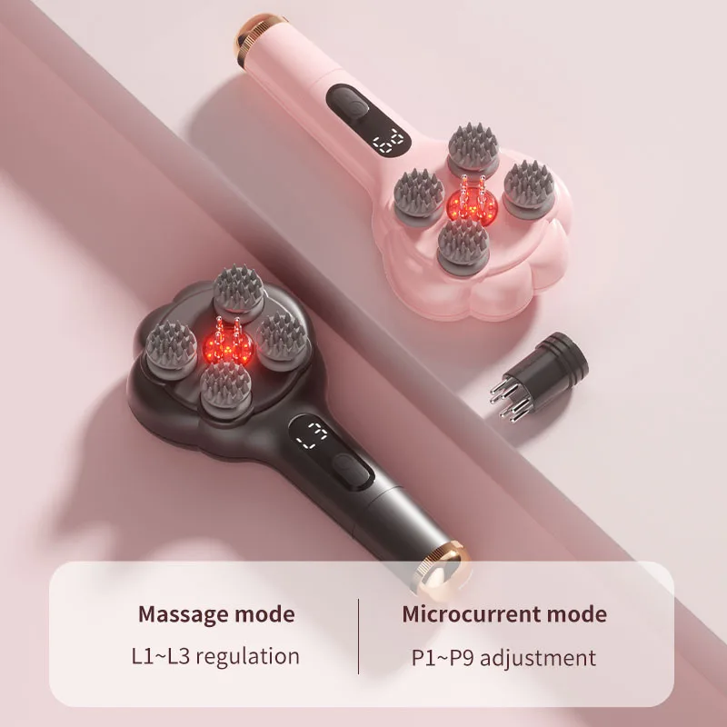 Scalp Massage Comb,Red Light Hair Generator,Healthy Hair Laser Comb,Head Application Device,Hair Growth Liquid Introduction Comb