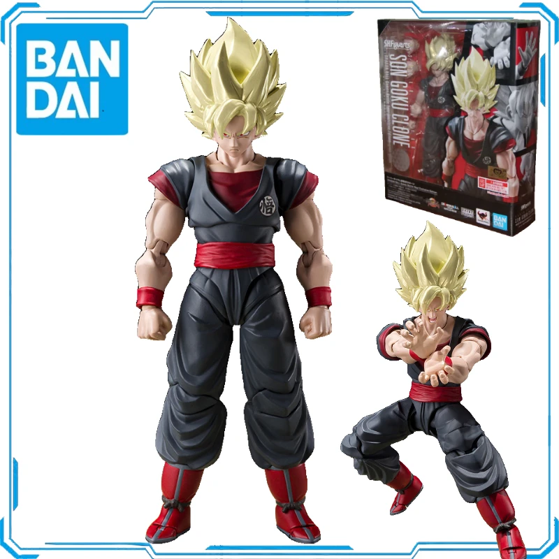 במלאי המקורי bandai shf כדור דרקון סופר saiyan בן goku פעולה דמות אנימציה צעצוע מתנה דגם אספן אמיתי