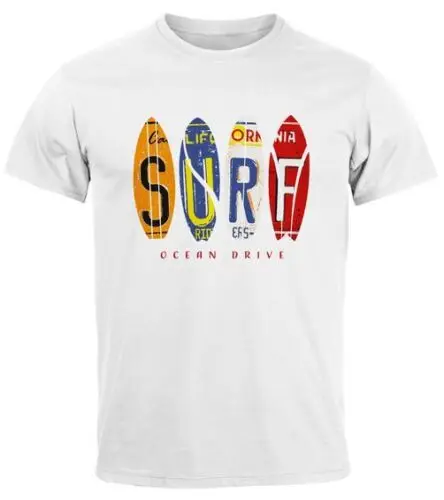 

Футболка с принтом Herren, доски для серфинга, Калифорния, Океанский вождение, Sommer Strand