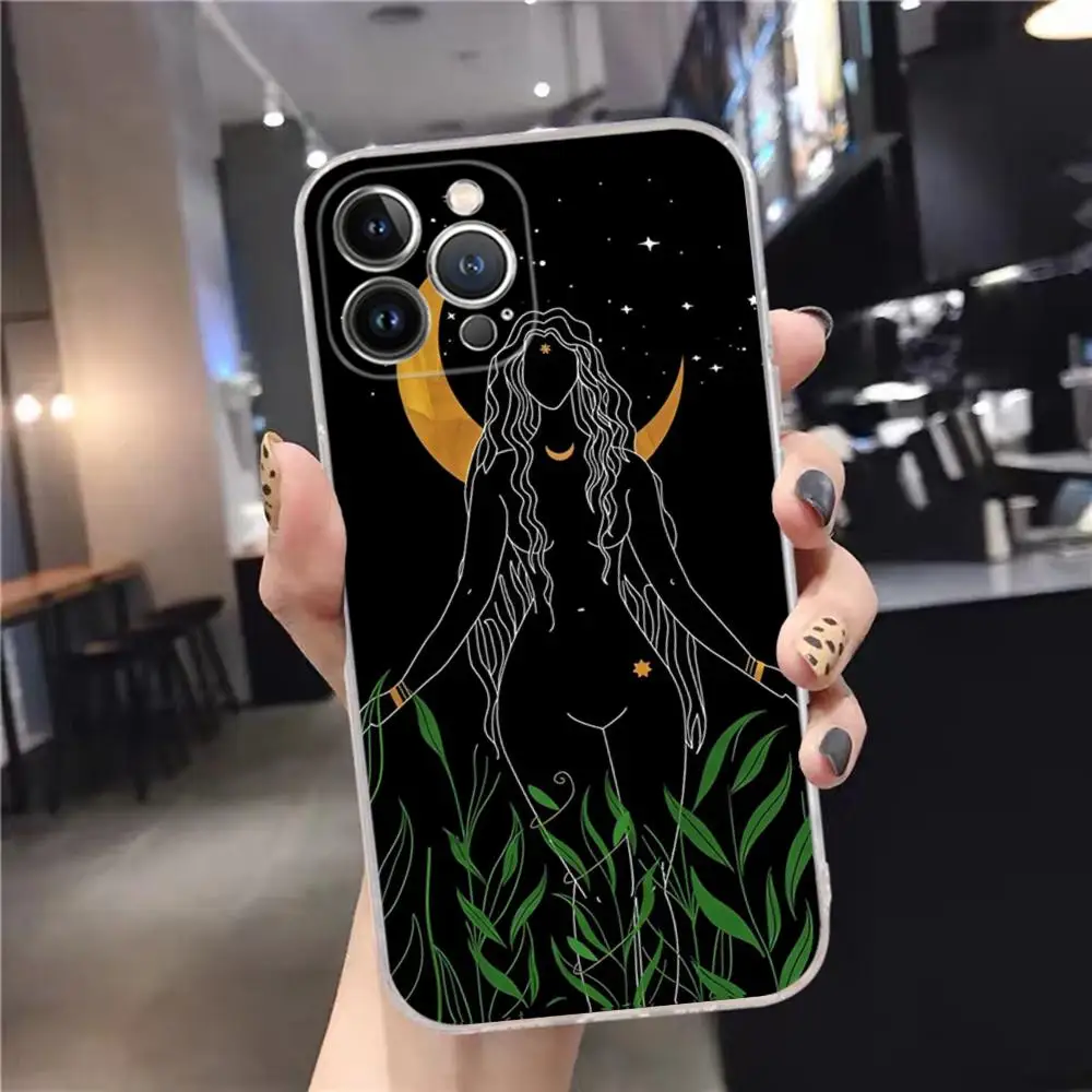 Witches Moon Mystery Phone Case For iPhone 15 14 11 12 13 Mini Pro XS Max Cover 6 7 8 Plus X XR SE 2020 Funda Shell