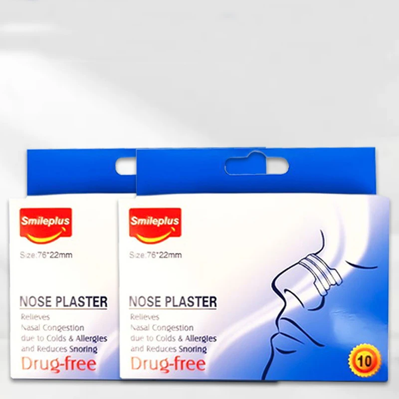 10PCS Breath Nasal Strips Right Aid Stop Snoring Nose Patch Good Sleeping Patch Product Easier Breath Sleep Aid Decive