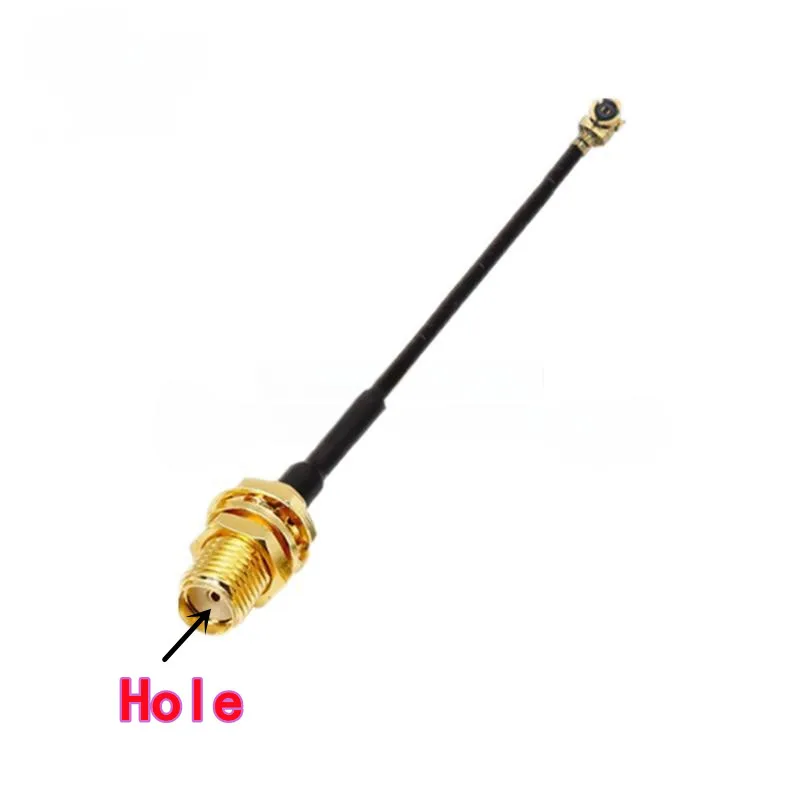 5 قطعة IPEX إلى SMA كابل توصيل ل WIFI/GSM/3G/4G مع SMA أنثى رئيس المسمار الخارجي ثقب داخلي/إبرة SMA إلى IPEX توصيل